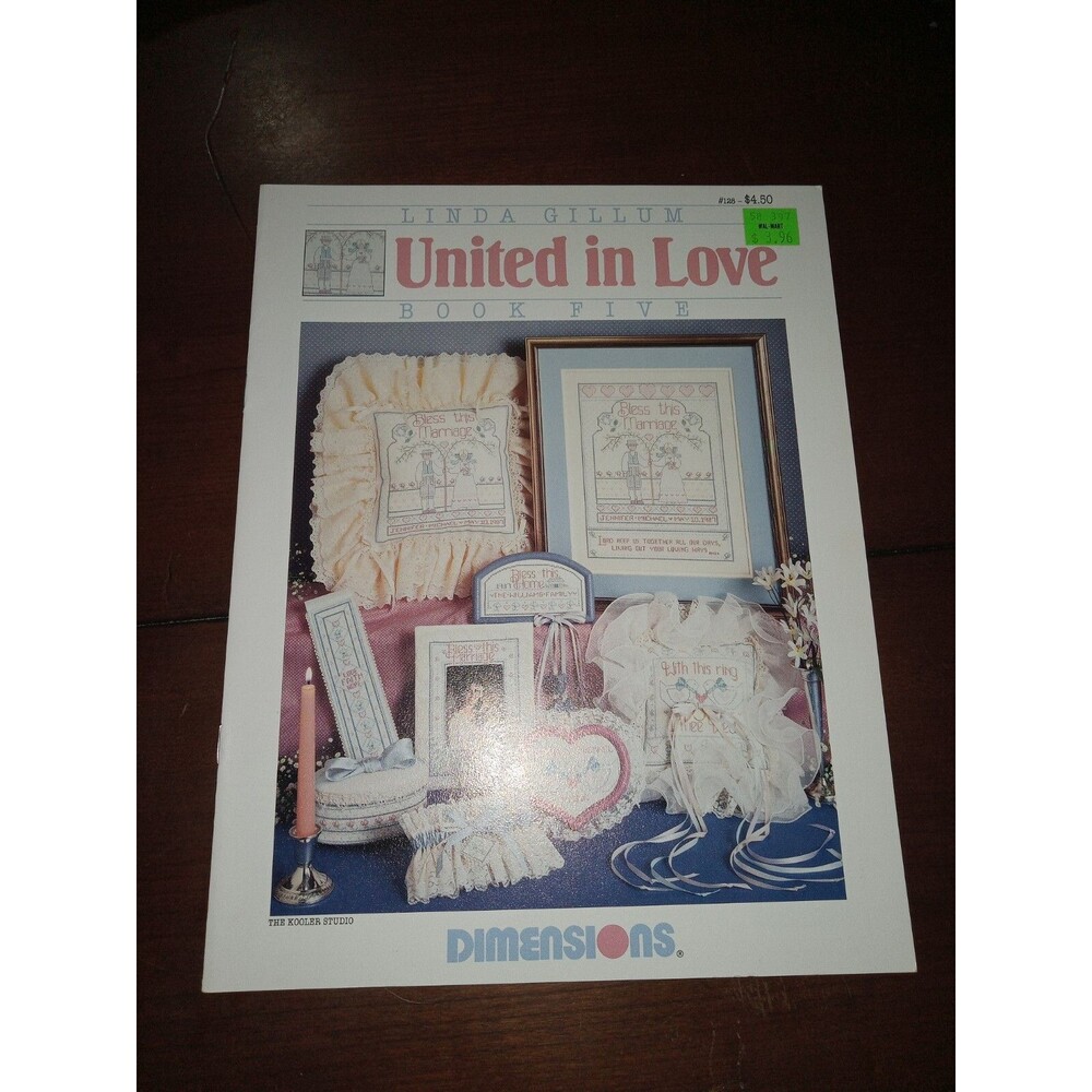 Dimensions #128 1987 United in Love Book 5 Cross Stitch  Linda Gillum